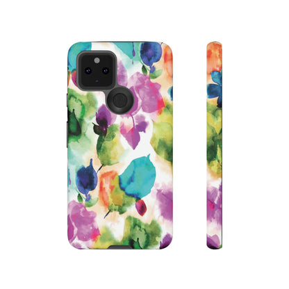 Tie Dye Watercolor Flowers Only / Google Pixel Tough Case