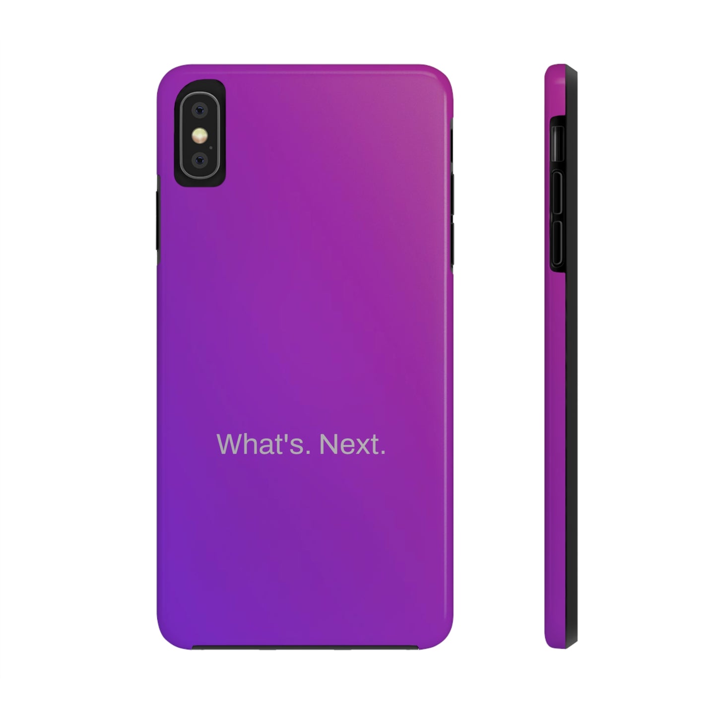 What's. Next. / Purple Fuchsia iPhone Case