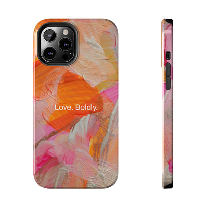 Love. Boldly. / Painted Lady iPhone Case