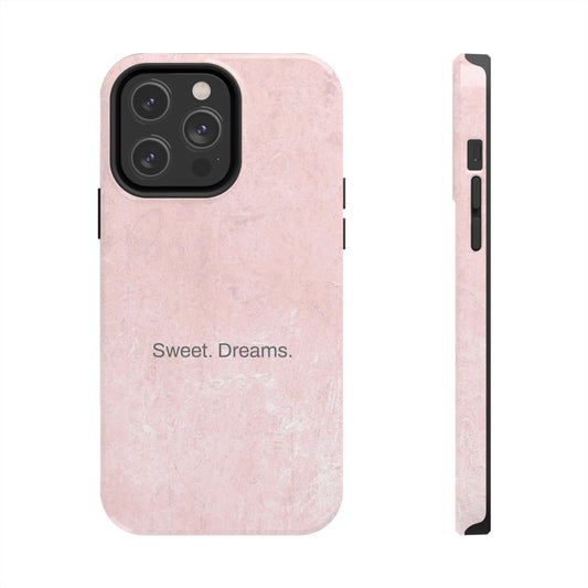 Sweet. Dreams. / Pink Pastel iPhone Case