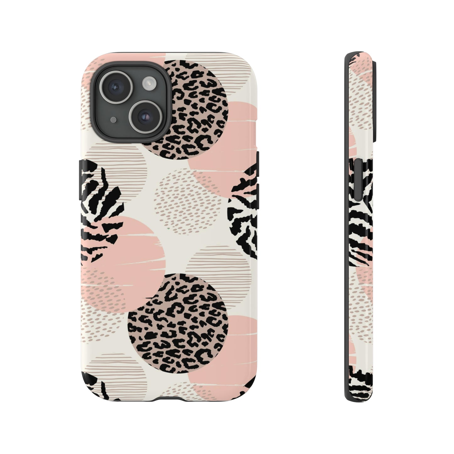 iPhone 15 Series Animal Circles / Tough Case