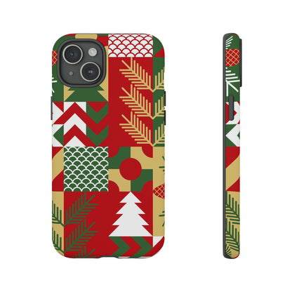 iPhone 15 Series Christmas Patchwork / Tough Case