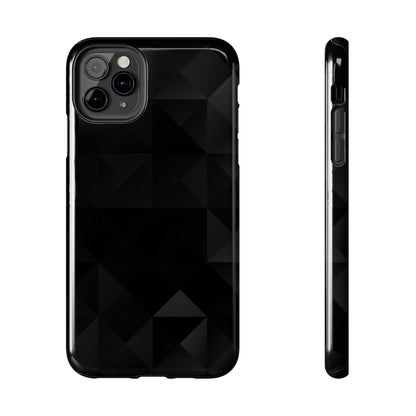 Black Grid Only / iPhone Case