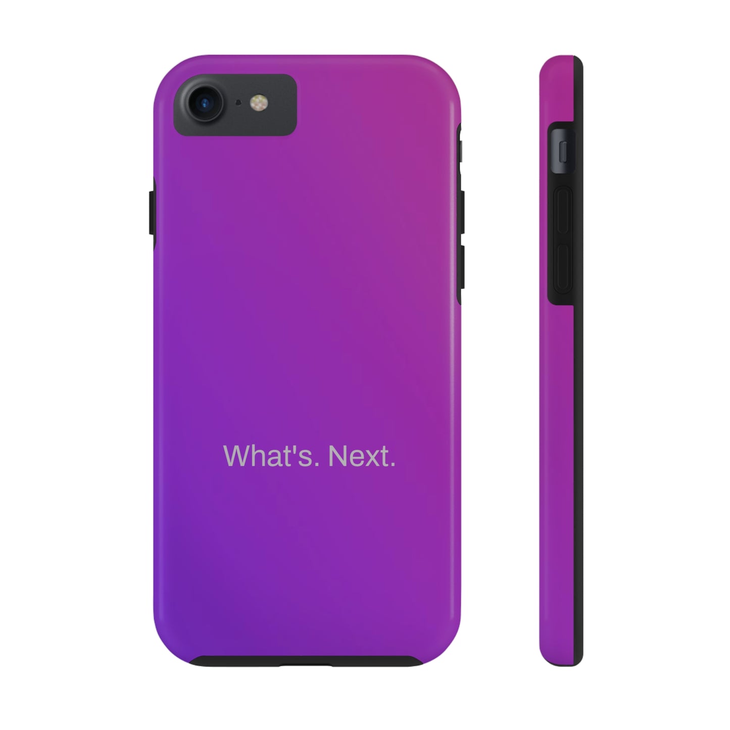 What's. Next. / Purple Fuchsia iPhone Case