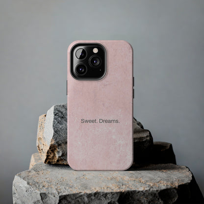 Sweet. Dreams. / Pink Pastel iPhone Case