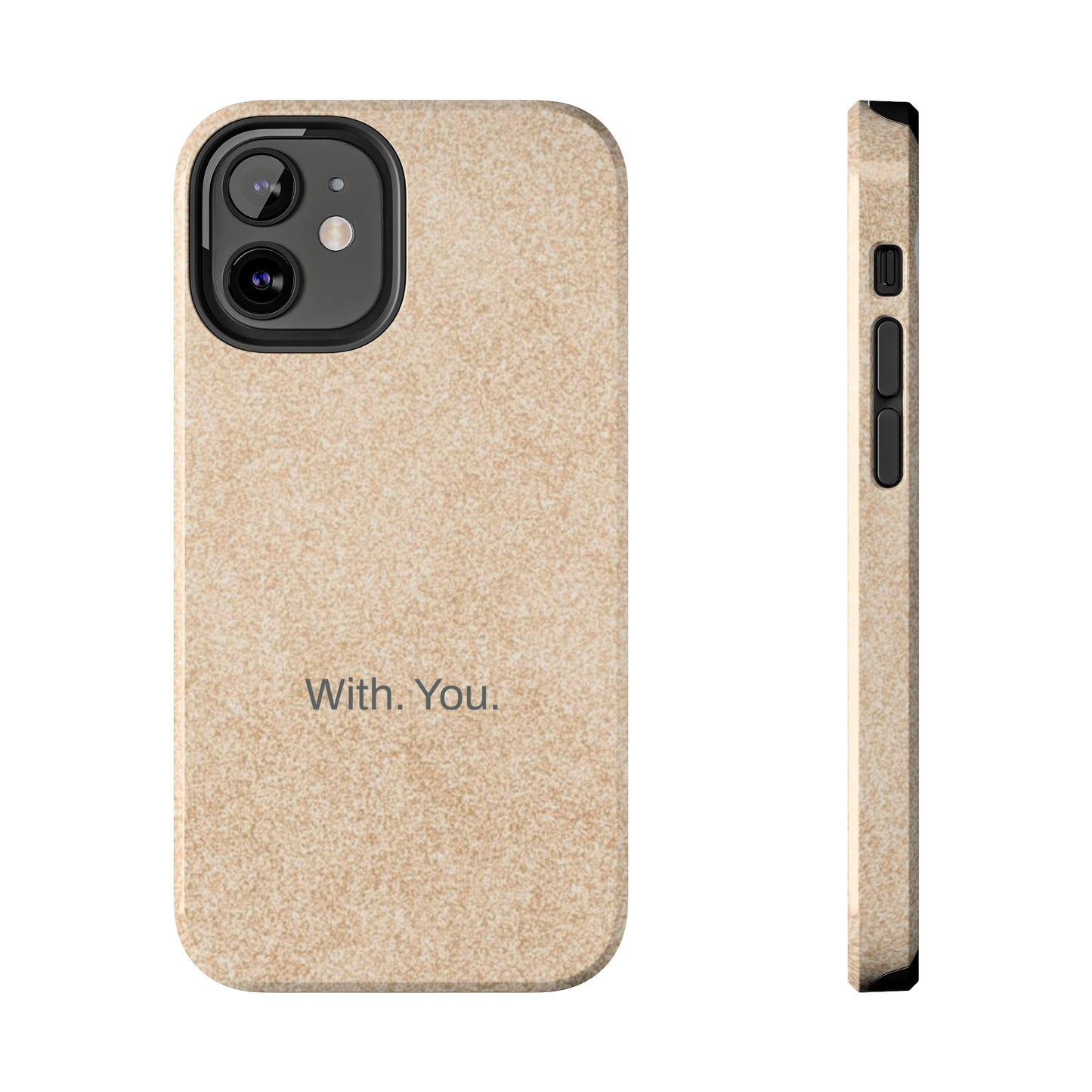 With. You. / Sand Floor iPhone Case