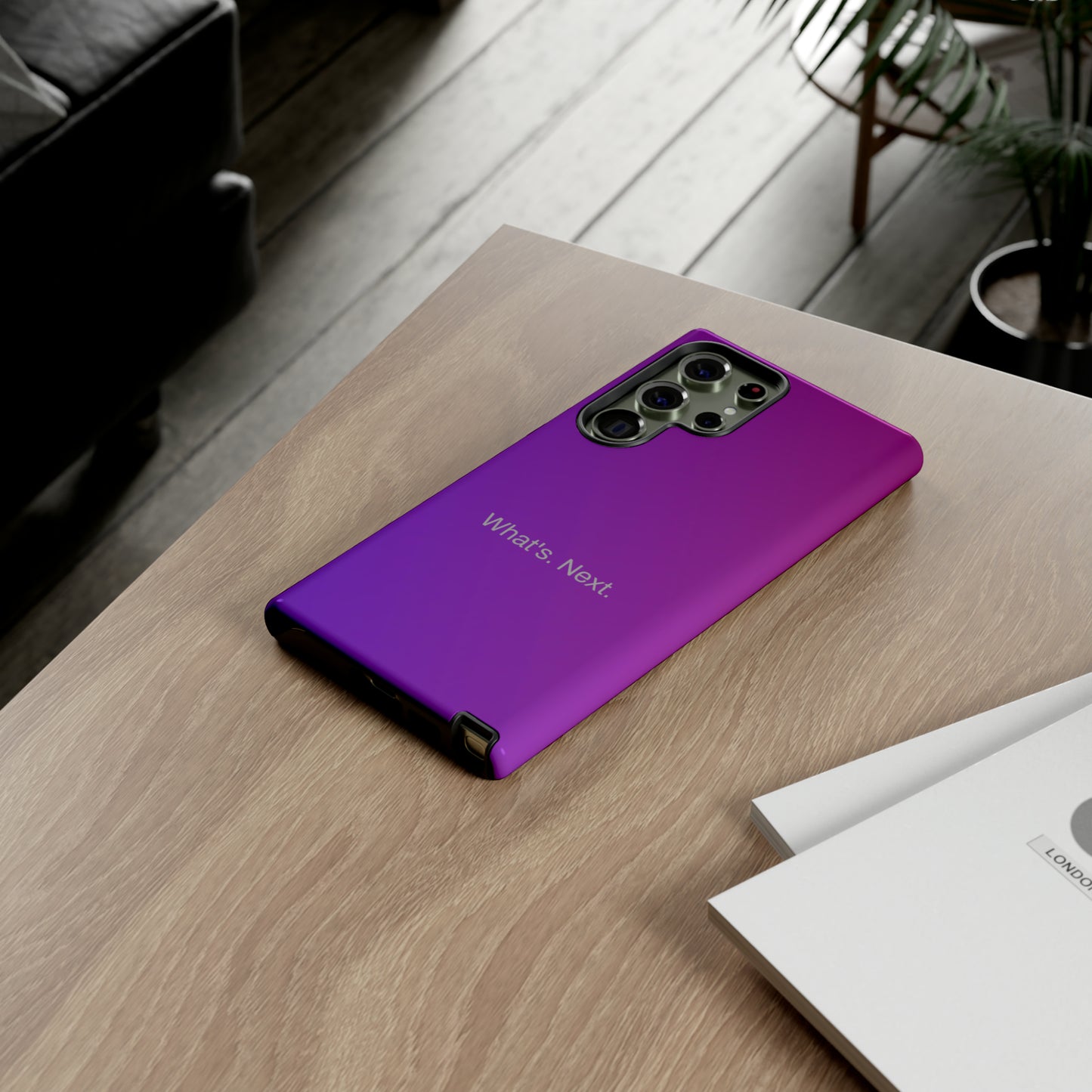 What's. Next. / Purple Fuchsia Samsung Case