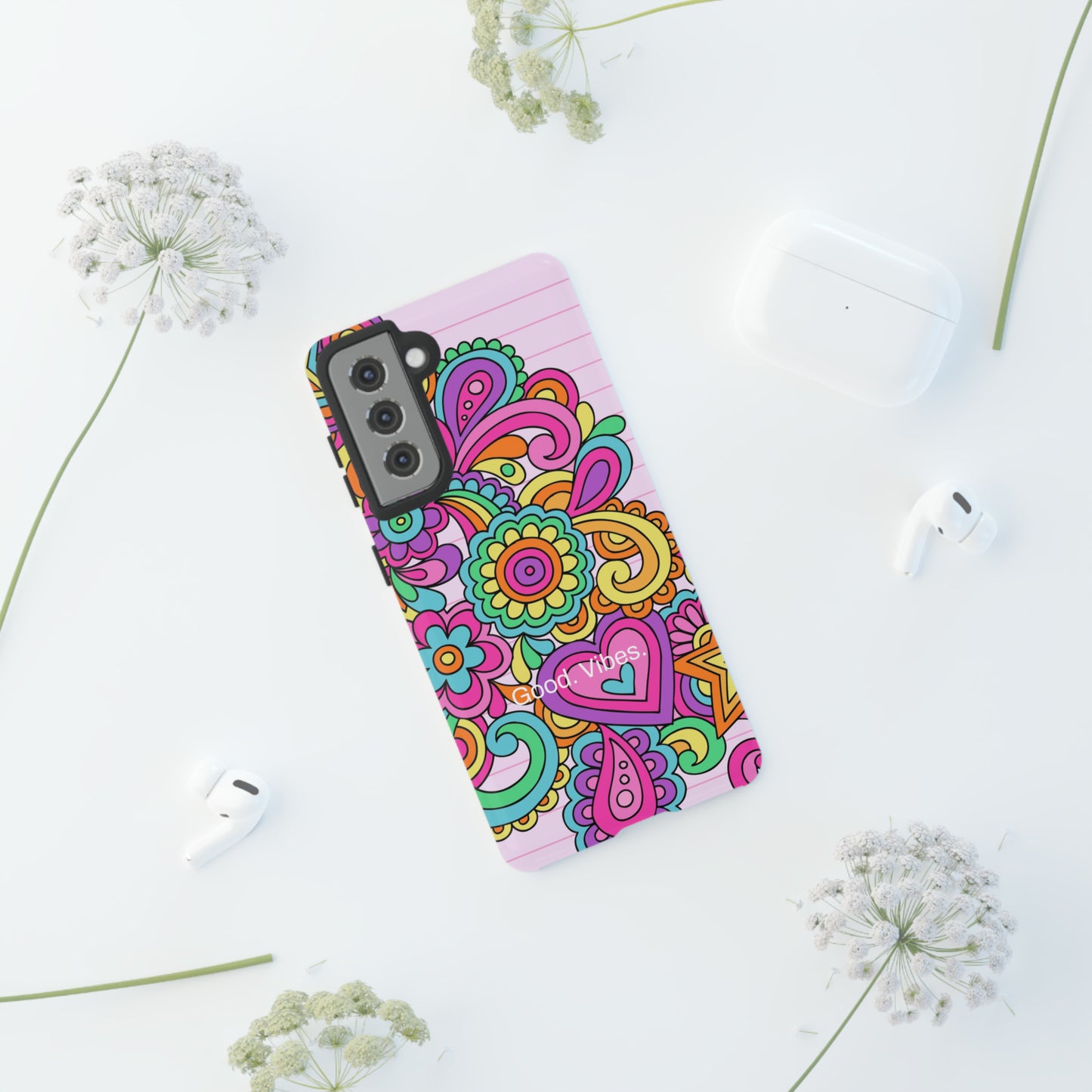 Good. Vibes. / Flower Child Samsung Case