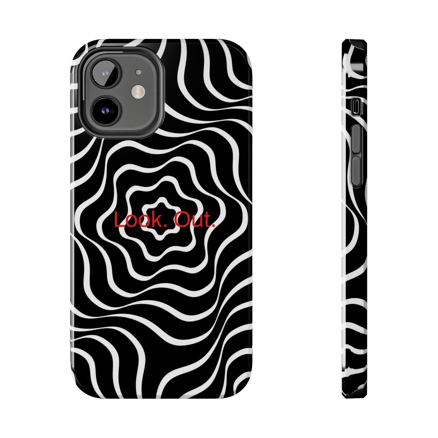 Look. Out. / Ziggy Circles iPhone Cases