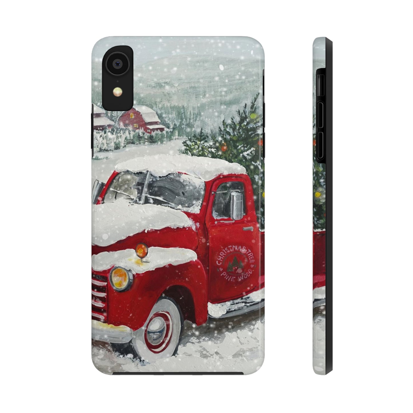 Vintage Christmas Red Truck / iPhone Case