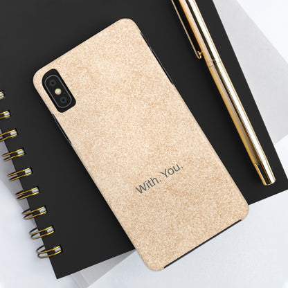 With. You. / Sand Floor iPhone Case