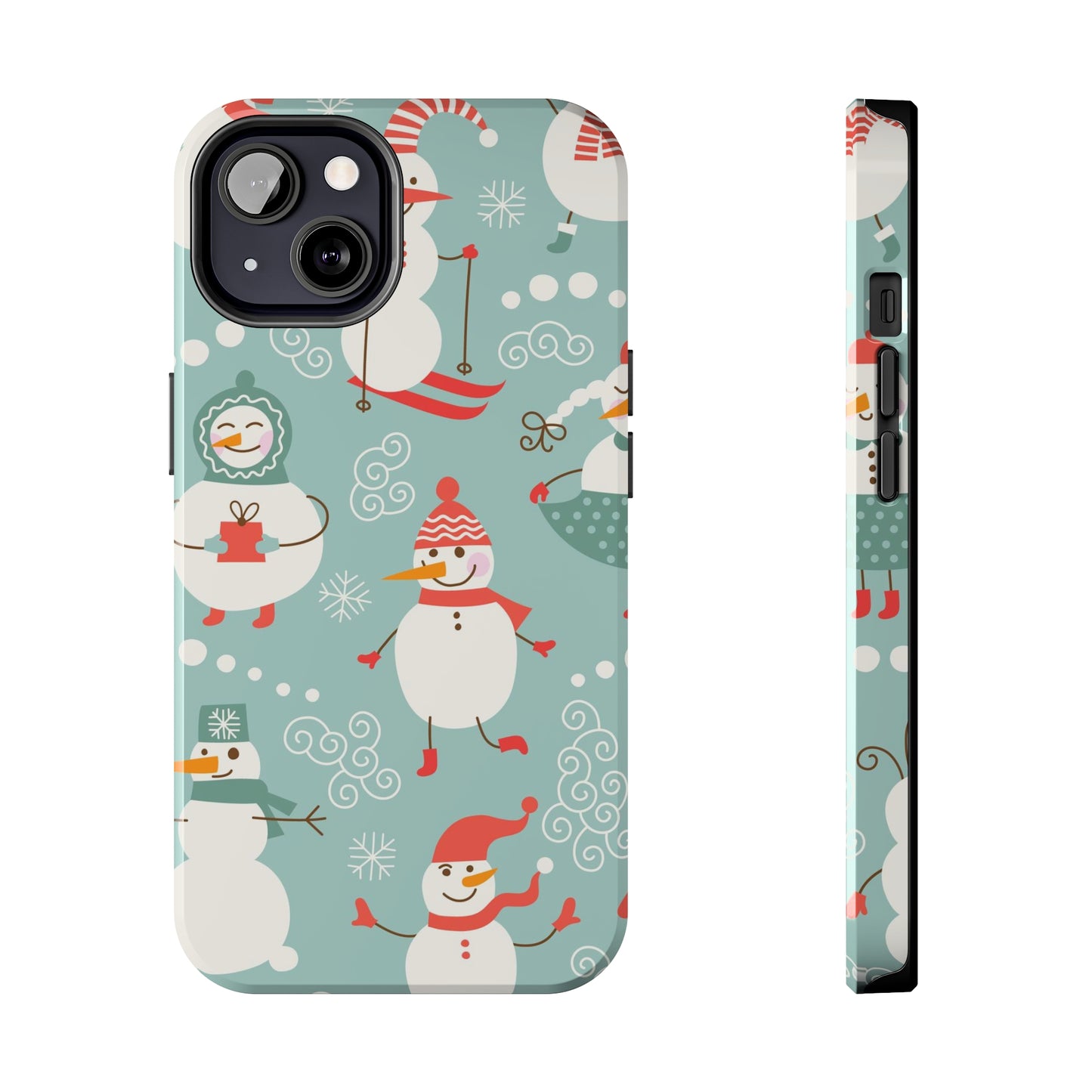 Cute Christmas Snowman / iPhone Case