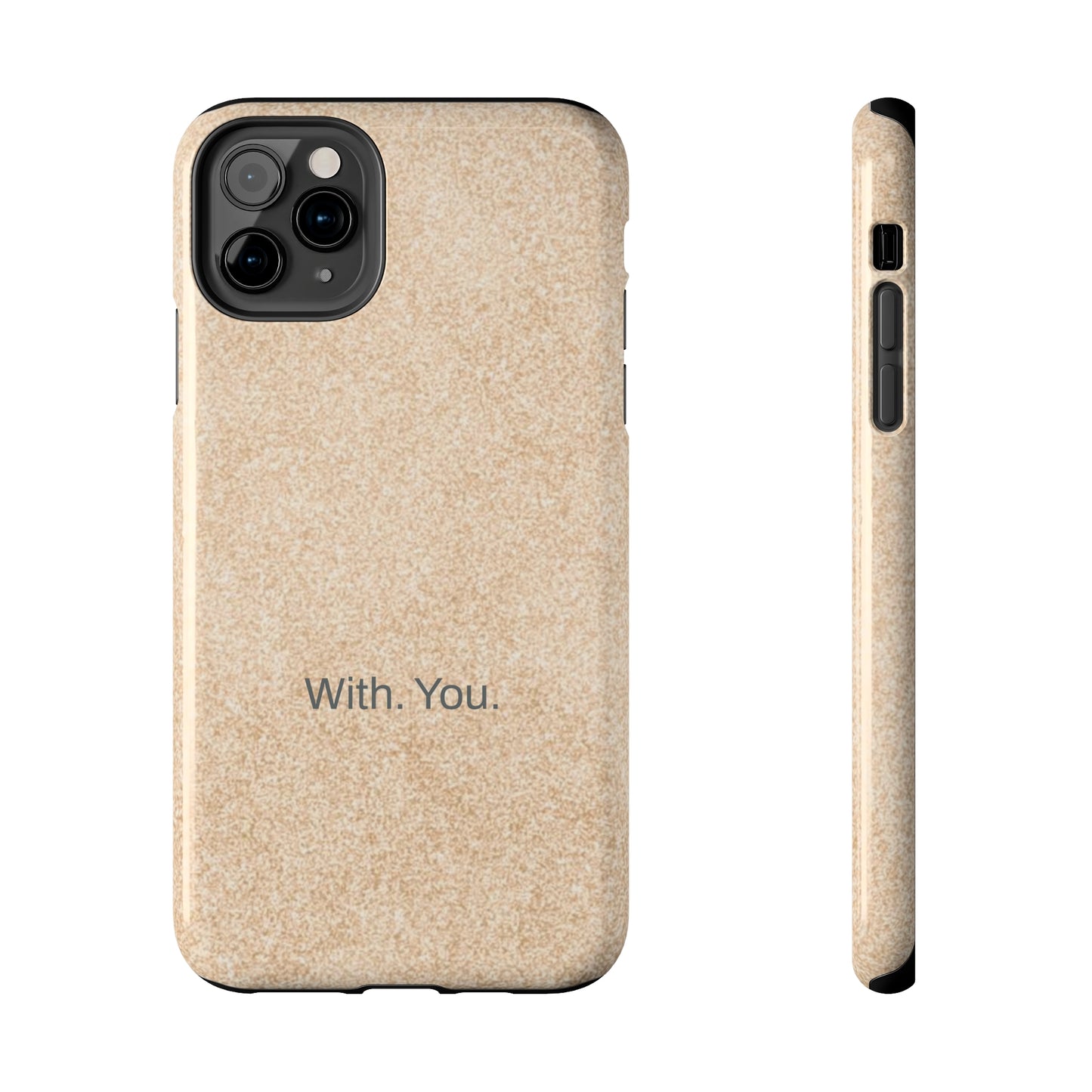 With. You. / Sand Floor iPhone Case