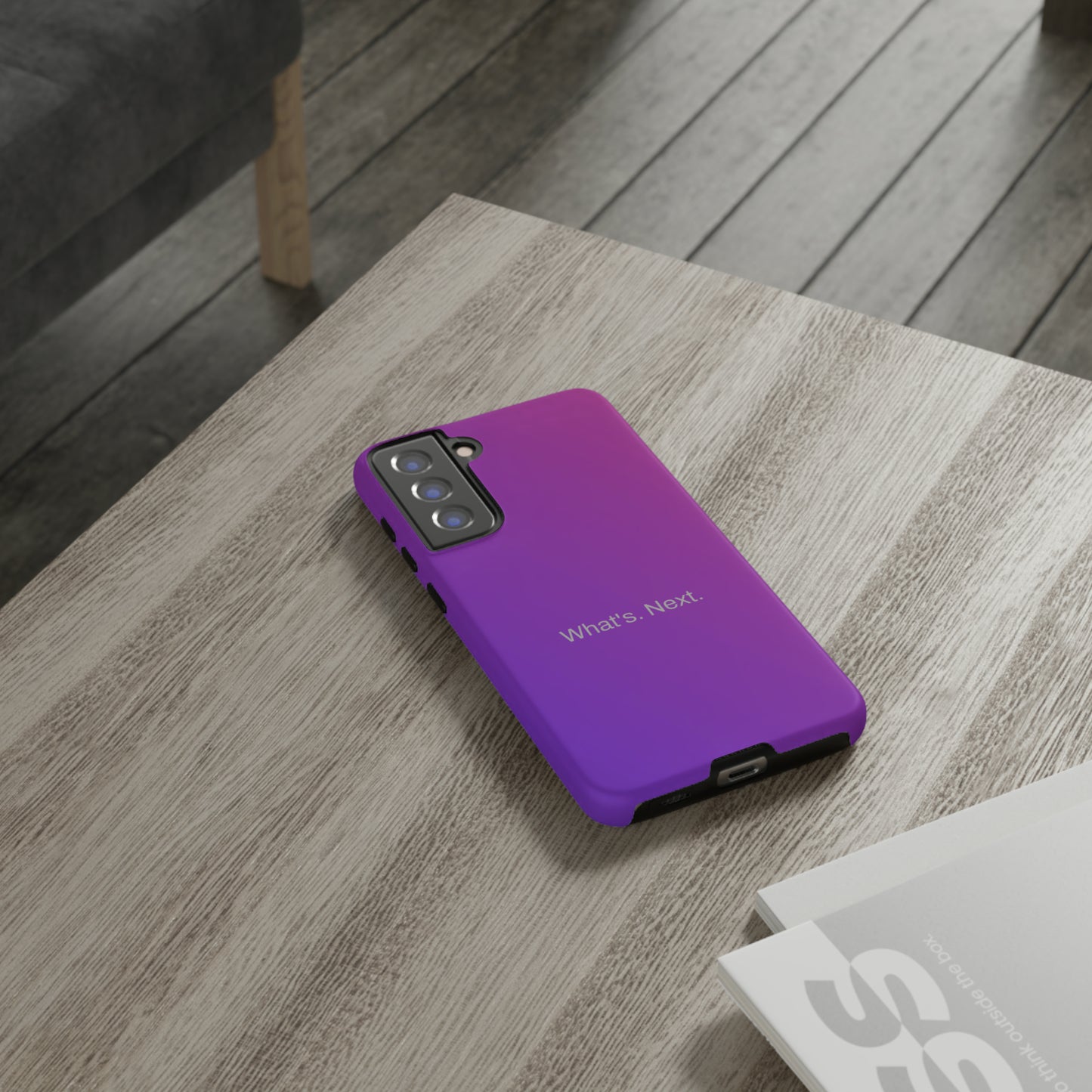 What's. Next. / Purple Fuchsia Samsung Case