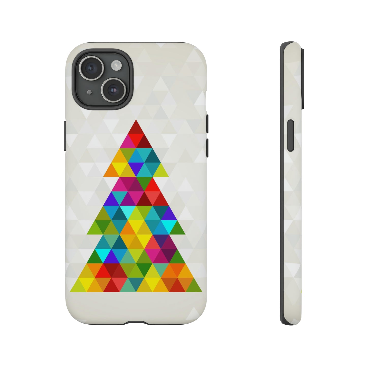 iPhone 15 Series Rainbow Christmas Tree / Tough Case