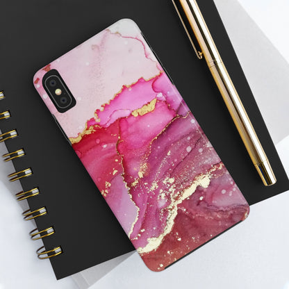 Pink Water Color Marble Only / iPhone Case