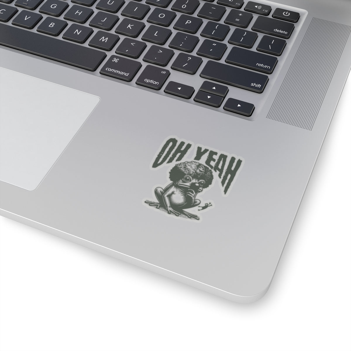 Funny Frog Meme Sticker | Oh Yeah Frog Meme | Laptop Sticker