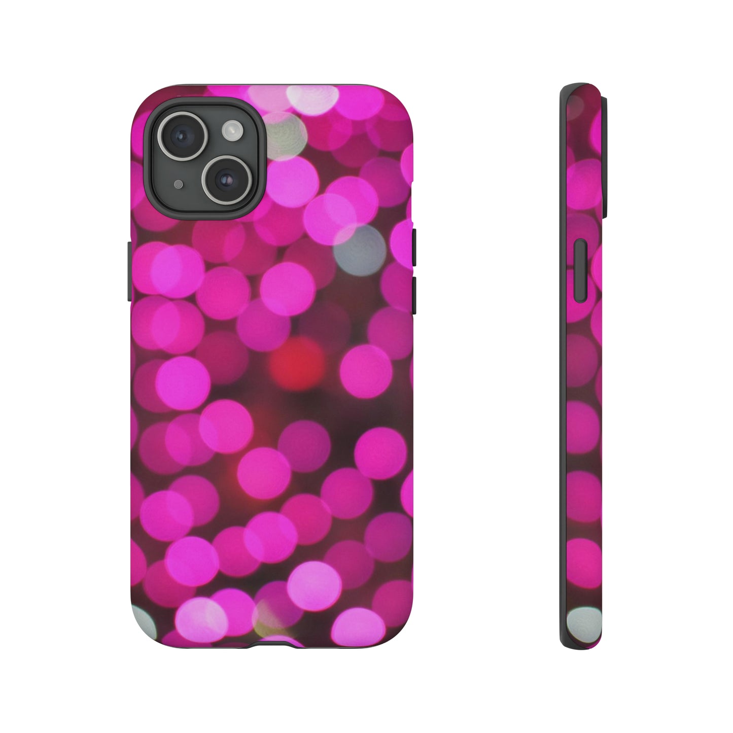 iPhone 15 Series Christmas Light Trail / Tough Case